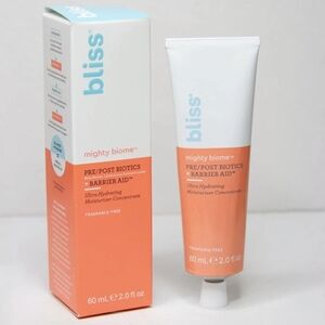 NIB Bliss Mighty Biome Pre/Post Biotics Barrier Aid Clean Moisturizer 60 mL